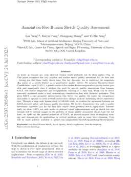 Annotation-Free Human Sketch Quality Assessment