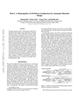 MeLA: A Metacognitive LLM-Driven Architecture for Automatic Heuristic Design