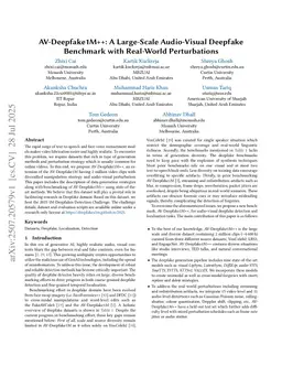AV-Deepfake1M++: A Large-Scale Audio-Visual Deepfake Benchmark with Real-World Perturbations