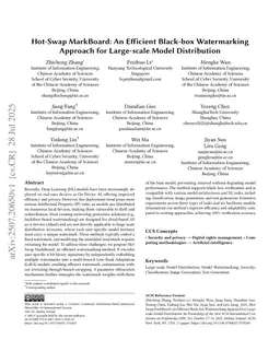 Hot-Swap MarkBoard: An Efficient Black-box Watermarking Approach for Large-scale Model Distribution