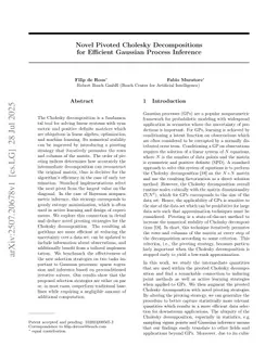 Novel Pivoted Cholesky Decompositions for Efficient Gaussian Process Inference