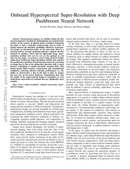 Onboard Hyperspectral Super-Resolution with Deep Pushbroom Neural Network