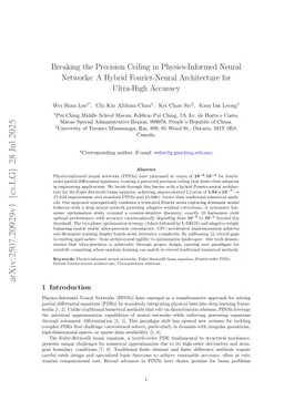 Breaking the Precision Ceiling in Physics-Informed Neural Networks: A Hybrid Fourier-Neural Architecture for Ultra-High Accuracy
