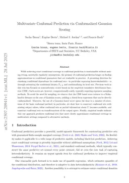 Multivariate Standardized Residuals for Conformal Prediction