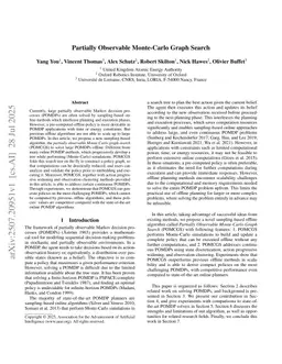 Partially Observable Monte-Carlo Graph Search