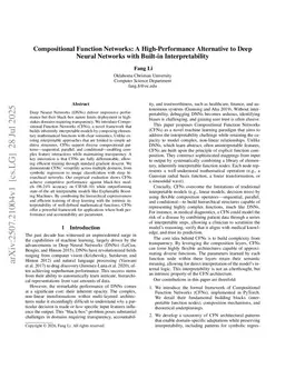 Compositional Function Networks: A High-Performance Alternative to Deep Neural Networks with Built-in Interpretability