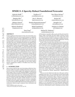 SPADE-S: A Sparsity-Robust Foundational Forecaster