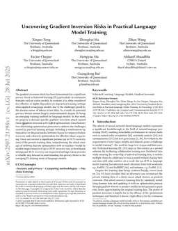 Uncovering Gradient Inversion Risks in Practical Language Model Training
