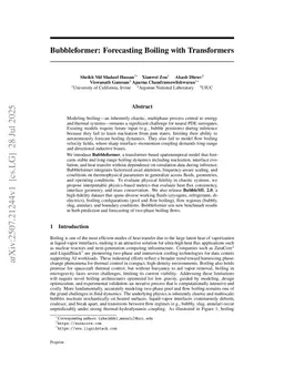 Bubbleformer: Forecasting Boiling with Transformers