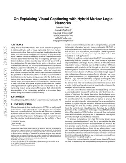 On Explaining Visual Captioning with Hybrid Markov Logic Networks