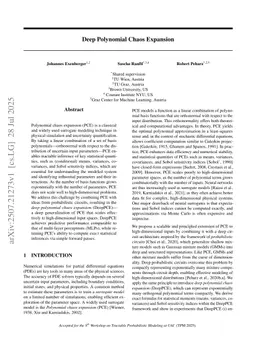 Deep Polynomial Chaos Expansion