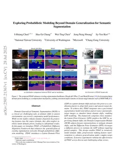 Exploring Probabilistic Modeling Beyond Domain Generalization for Semantic Segmentation