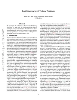 Load Balancing for AI Training Workloads