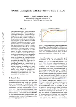 ReGATE: Learning Faster and Better with Fewer Tokens in MLLMs