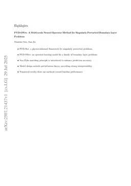 PVD-ONet: A Multi-scale Neural Operator Method for Singularly Perturbed Boundary Layer Problems