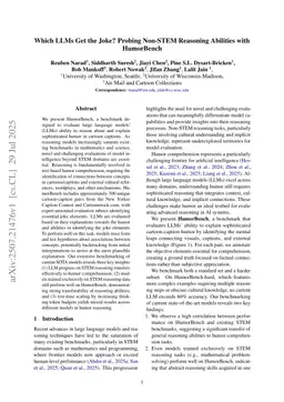 Which LLMs Get the Joke? Probing Non-STEM Reasoning Abilities with HumorBench