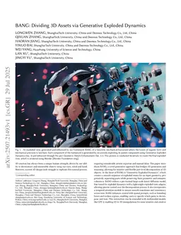 BANG: Dividing 3D Assets via Generative Exploded Dynamics