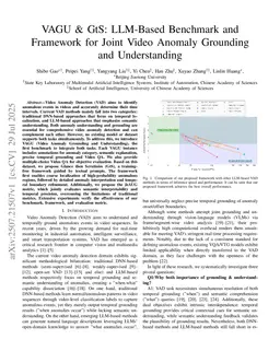 VAGU & GtS: LLM-Based Benchmark and Framework for Joint Video Anomaly Grounding and Understanding