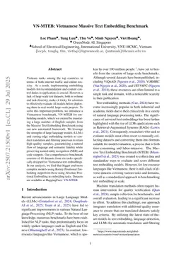 VN-MTEB: Vietnamese Massive Text Embedding Benchmark