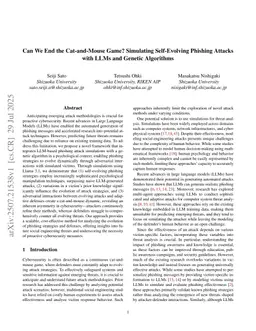 Can We End the Cat-and-Mouse Game? Simulating Self-Evolving Phishing Attacks with LLMs and Genetic Algorithms