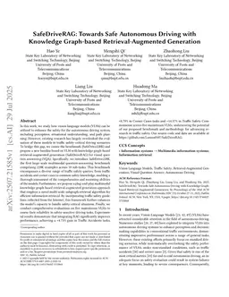 SafeDriveRAG: Towards Safe Autonomous Driving with Knowledge Graph-based Retrieval-Augmented Generation