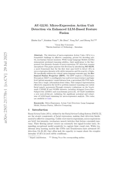 AU-LLM: Micro-Expression Action Unit Detection via Enhanced LLM-Based Feature Fusion