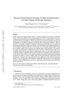 Bayesian Neural Network Surrogates for Bayesian Optimization of Carbon Capture and Storage Operations