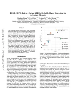 EDGE-GRPO: Entropy-Driven GRPO with Guided Error Correction for Advantage Diversity
