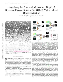 Unleashing the Power of Motion and Depth: A Selective Fusion Strategy for RGB-D Video Salient Object Detection