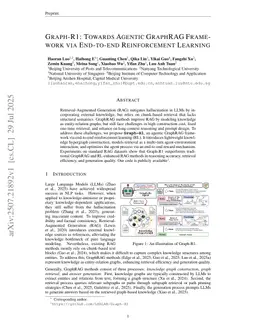 Graph-R1: Towards Agentic GraphRAG Framework via End-to-end Reinforcement Learning