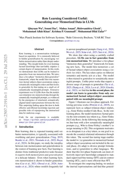 Rote Learning Considered Useful: Generalizing over Memorized Data in LLMs