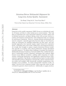 Attention-Driven Multimodal Alignment for Long-term Action Quality Assessment