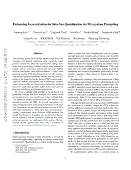 Enhancing Generalization in Data-free Quantization via Mixup-class Prompting