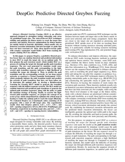 DeepGo: Predictive Directed Greybox Fuzzing