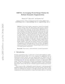 EIFNet: Leveraging Event-Image Fusion for Robust Semantic Segmentation