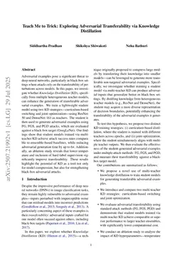 Teach Me to Trick: Exploring Adversarial Transferability via Knowledge Distillation