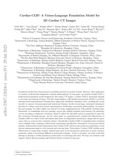 Cardiac-CLIP: A Vision-Language Foundation Model for 3D Cardiac CT Images