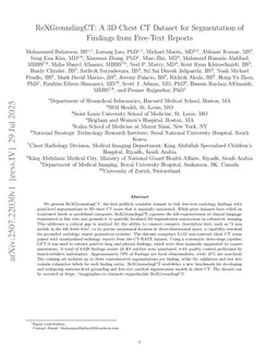 ReXGroundingCT: A 3D Chest CT Dataset for Segmentation of Findings from Free-Text Reports
