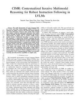 CIMR: Contextualized Iterative Multimodal Reasoning for Robust Instruction Following in LVLMs