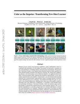 Color as the Impetus: Transforming Few-Shot Learner