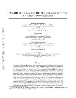 CS-SHRED: Enhancing SHRED for Robust Recovery of Spatiotemporal Dynamics