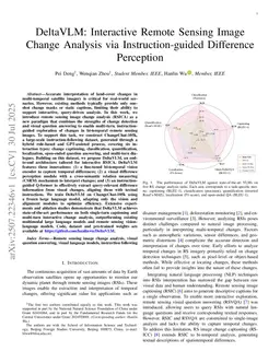 DeltaVLM: Interactive Remote Sensing Image Change Analysis via Instruction-guided Difference Perception