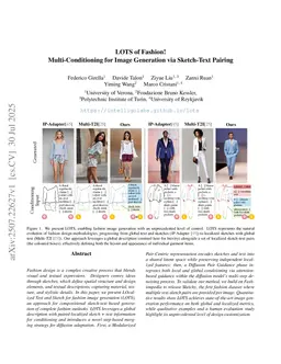 LOTS of Fashion! Multi-Conditioning for Image Generation via Sketch-Text Pairing