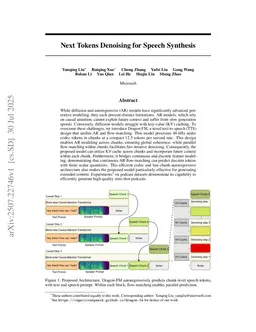 Next Tokens Denoising for Speech Synthesis