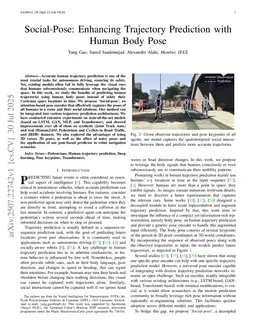Social-Pose: Enhancing Trajectory Prediction with Human Body Pose