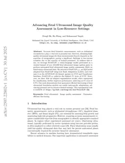 Advancing Fetal Ultrasound Image Quality Assessment in Low-Resource Settings