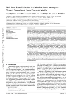 Wall Shear Stress Estimation in Abdominal Aortic Aneurysms: Towards Generalisable Neural Surrogate Models