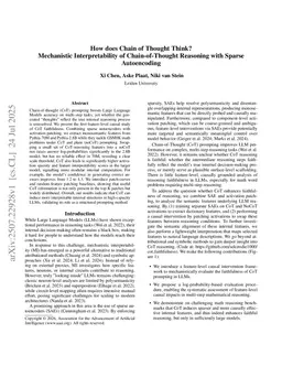 How does Chain of Thought Think? Mechanistic Interpretability of Chain-of-Thought Reasoning with Sparse Autoencoding