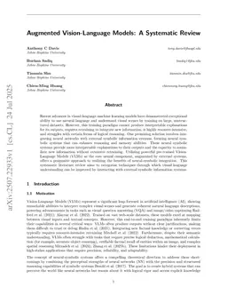 Augmented Vision-Language Models: A Systematic Review