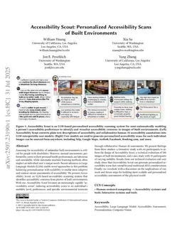 Accessibility Scout: Personalized Accessibility Scans of Built Environments
